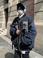 Wongn Color Spell Wind Flight Jacket Loose Spring Fashion Coat