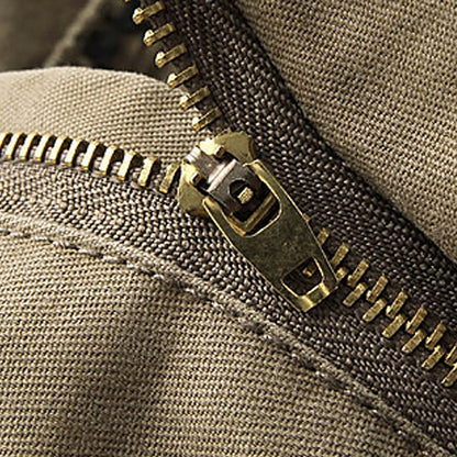 Rugged Men's Loose Tactical Cargo Pants with Multi-Pocket Design