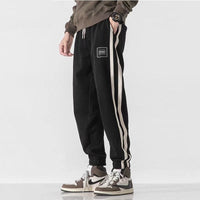 MISNIKI Men's Striped Casual Joggers Elastic Waist Sportswear Tracksuit Sweatpants