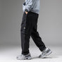 MISNIKI Men's Slim Streetwear Joggers with Side Pockets